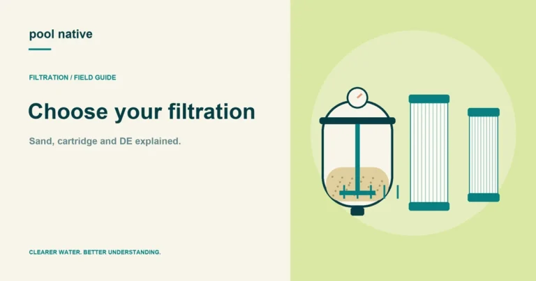 Choose your filtration: original Pool Native explanatory illustration.