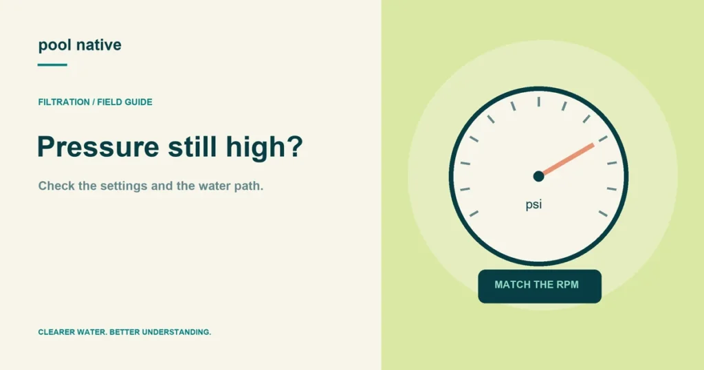 Pressure still high?: original Pool Native explanatory illustration.