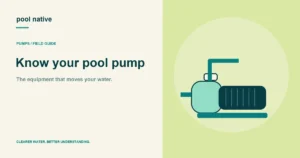 Know your pool pump: original Pool Native explanatory illustration.