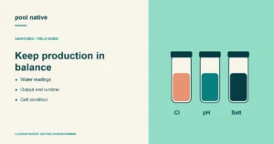 Keep production in balance. Water readings; Output and runtime; Cell condition.